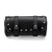 Motorcycle Front Fork Tool Saddlebags Pouch Luggage Black Leather For Harley