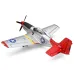 XK A280 P-51 Mustang 3D/6G System 560mm Wingspan 2.4GHz 4CH EPP RC Airplane Fighter RTF With LED Lights for Beginner