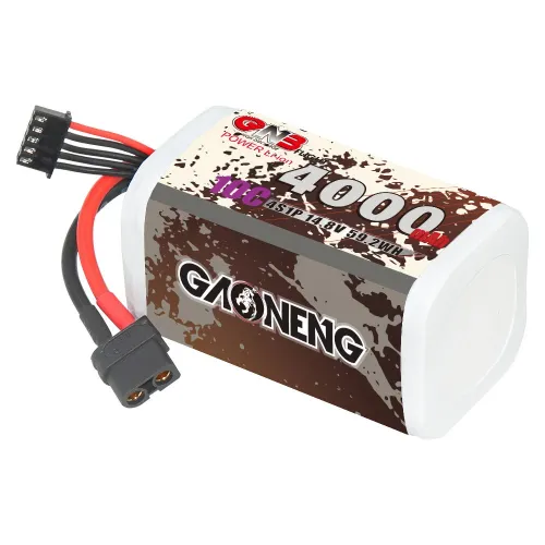 GAONENG GNB 4S 14.8V 4000mAh 10C XT60 Li-ion Battery made with Li-ion Lithium Ion 21700 for RC Drone