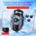 J20 Digital Display Mobile Phone Radiator Three Speed Adjustable Cooling Mobile Fan for iOS Android Gaming Cooler