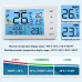 Wireless Solar Powered Pool Thermometer IP68 Waterproof RGB Ambient Light Temperature Display Smart Timer Child Lock 2200mAh Battery Smart Home Automation Solar Energy Savings Device
