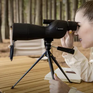 IPRee 25-75x60 HSpotting Scope Powerful Monocular Zoom Telescope BAK7 Prism Waterproof for Birdwatching Target Shooting Camping