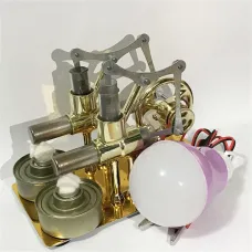 Stirling Engine Model Kit Steam Power Physics Popular Science Small Production Invention Experiment Education Teaching Tool