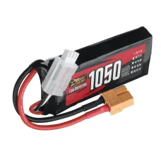 ZOP Power 7.4V 1050mAh 150C 2S LiPo Battery XT60 Plug for RC Drone