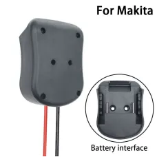 Multi-purpose Power Adapter Dock Compatible with Makita 18V Batteries Reliable ABS Shell Easy Connections for DIY Projects and Electric Vehicles