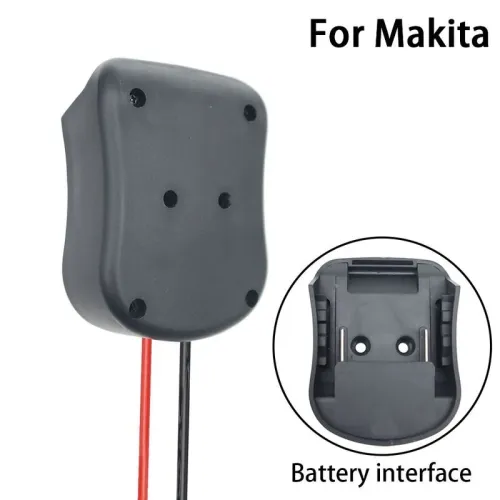 Multi-purpose Power Adapter Dock Compatible with Makita 18V Batteries Reliable ABS Shell Easy Connections for DIY Projects and Electric Vehicles