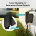 MOES Tuya Smart Home Wifi Timed Irrigation Water Valve IP65 Waterproof with Brass Inlet Solar Powered Irrigator Smart Life APP Control