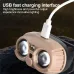 Bikight Smart Body Motion Sensor Mini LEHeadlamp with Band, USB Rechargeable Headlight Waterproof Camping Flashlight Portable Head Light Torch Lamp