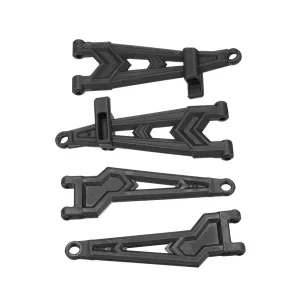4PCS HBX 2996A 1/10 RC Car Parts Suspension Upper Lower Arm Left Right Front/Rear Vehicles Models Spare Accessories T2006T/T2007