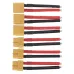 3Pairs XT60 Male Plug 12AWG 5cm Silicone Cable Wire
