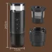 Comfook Portable Coffee Machine 7500mAh Battery for 300 Cups Compatible with K-Cups & Ground Coffee Fast Heating for Car Travel Camping Use