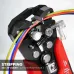 [EU Direct]KAIWEETS KWS-103 Multifunctional Wire Stripper 10-24AWG Stripping 10-22AWG Crimping Adjustable Stopper TPR Handle