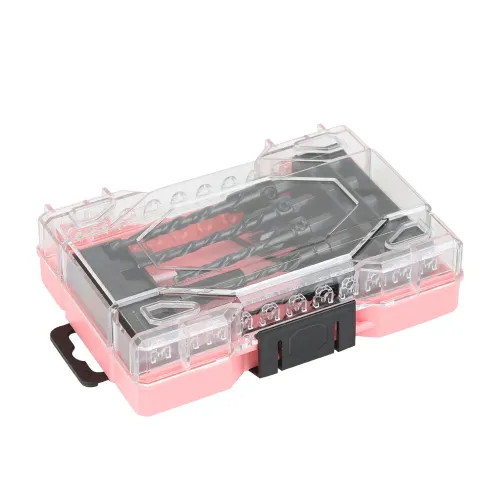 14pcs Countersink Drill Bit Set High Hardness Steel Spiral Drill Bits Hex Shank Quick Change for Wood PVC