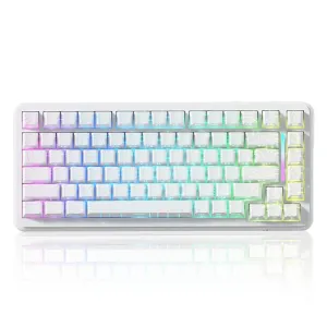 ATTACKSHARK X82PRO HE Mechanical Gaming Keyboard RGB 75% Layout Tri-mode Magnetic Amber Axis with 0.01mm RT Accuracy 8KHz Return Rate Gamer Keyboards