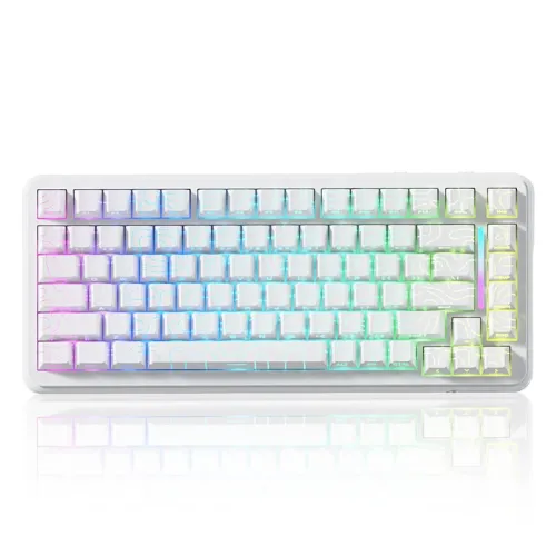 ATTACKSHARK X82PRO HE Mechanical Gaming Keyboard RGB 75% Layout Tri-mode Magnetic Amber Axis with 0.01mm RT Accuracy 8KHz Return Rate Gamer Keyboards