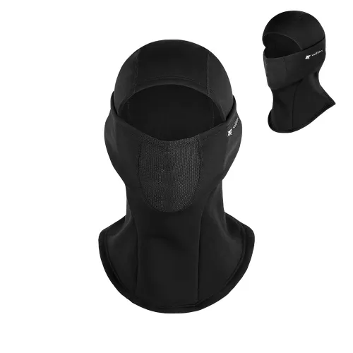 Wolfilist Outdoor Thermal Cycling Face Mask for Men Women Winter Breathable Windproof Fleece Lined Full Coverage Headscarf for Skiing Motorcycling