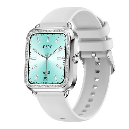 i68 1.59-inch HD Screen bluetooth Call Heart Rate Blood Pressure Blood Oxygen Monitor Sleep Monitoring Multi-sport Modes Music Playback IP67 Waterproof Smart Watch