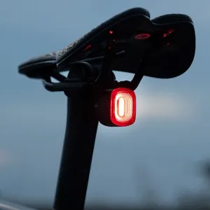 ROCKBROR2 Smart Brake Sensing Bike Taillight Same Frequency Induction Rear Light 4 Lighting Modes IPX6 Waterproof Type-Rechargeable Bicycle Rear Light