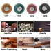 40 Pack Abrasive Buffing Polishing Wheel Set 1 Inch Fine Medium Coarse Grit Rotary Tool Accessories Rust Removal Metal Jewelry Polishing