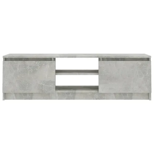 TV Cabinet Concrete Gray 47.2"x11.8"x13.9" Chipboard