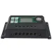 12V/24V 10A-100A LCD Solar Controller Dual USB DC Port Current Solar Charge Cotroller