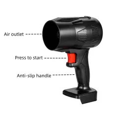 Andeman Cordless Car Maintenance Air Blower 31000RPM 300W 25 m/s Powerful Motor 21V Rechargeable Battery Portable Compact Design Automotive Cleaning Tool