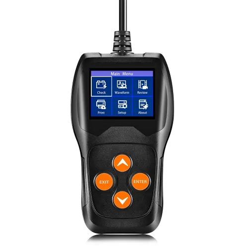 KONNWEI KW600 12V Car Battery Tester Analyzer 100 to 2000CCA Cranking 30- 220 AH