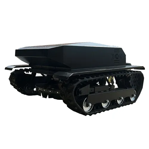 Remote Control Lawn Mower HTM800-PRO 800mm Cutting Width 608CC Engine 45 Degree Slope Capability Efficient Grass Cutting Long Range Operation