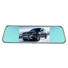10 Inch Car Rearview Mirror Driving Recorder Front Rear Dual Recording HD Night Vision 24H Monitoring Mobile Phone Interconnection