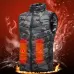 TENGOO HV-09Heated Vest 9 Heating Areas Camouflage Oversized Men Winter Vest Self Heating Vest Usb Electric Thermal Vest Jacket Outdoor Vest