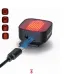Leadbike DIY Synchronous Smart Taillight 244 Pixels Mobile App Pattern Edit Brake Sensing Dual Mount Type-Rechargeable Bicycle Rear Light for Cycling Fun