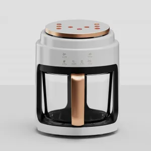 4L Capacity Fully Automatic Household Air Fryer with Touch Control Visible Window for Healthy and Convenient Home Cooking