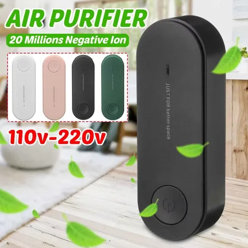 Anion Air Purifier Negative Ion Generator 5 Million Ion Output Energy Efficient Design Various Colors Suitable for Bedrooms Living Rooms and Offices