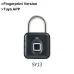RAYKUBE SY12/SY13 Tuya Smart Padlock IP67 Waterproof Bluetooth Fingerprint Password Lock for Luggage Cabinet Backpack Offices