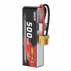 GEPRC Storm 7.4V 500mAh 95C 2S LiPo Battery for Freestyle Racing Quadcopter Helicopter Drone