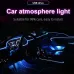 3/5M Car Interior Decoration Light 7 Color Changing Car Atmosphere Flexible LED Light Strip USB Powered for Most of Cars