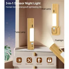 Multifunctional LELamp Little Night Light with Human Presence Sensor Magnetic Wall Lamps Smart Motion Detection Lights for Bedroom, Hallway