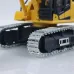 YI GONG 520 1/50 2.4G Full-Channel RC Car Screw Rod Excavator Alloy Bucket Track Simulation Engineering Electric Lifting Remote Control Construction Light Sound Vehicles Models Kids Children Toys
