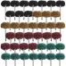 40 Pack Abrasive Buffing Polishing Wheel Set 1 Inch Fine Medium Coarse Grit Rotary Tool Accessories Rust Removal Metal Jewelry Polishing