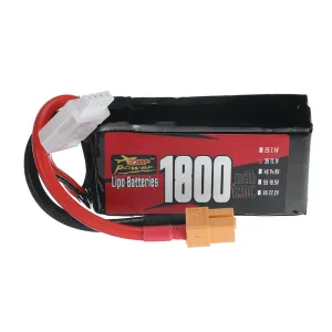 ZOP Power 3S 11.1V 1800mAh 120C 19.98Wh LiPo Battery XT60 Plug for RC Drone