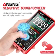 ANENG 621A 9999 Counts Auto Range Full-screen Touch Smart Digital Multimeter Rechargeable DC/AC Voltage Current Tester Meter