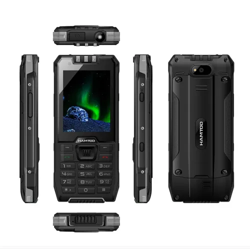 HAMTOD H6 Mini 2.83-inch Android 11.0 3GB RAM 32GB ROM Dual SIM Dual Standby Touchscreen+Buttons 3000mAh 2MP+5MP Dual Cameras Type-C Rechargeable 4G Mobile Phone with Flashlight