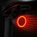 MEROCA Bicycle Rear Light USB Charging High Visibility Multifunction Flashing With Brake Sensor Tail Light MTB Road Bike Lamps