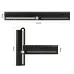 Multifunctional Aluminum Alloy Ruler High Precision 0.1 cm Versatile Measuring Tool Angle Ruler Compass for Drawing Circles and Arcs