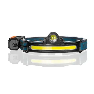 Bikight W678 Smart Sensor Headlight XPG+COB 6 Modes Type-Charging 2000mAh Battery Flashlight Head Torch