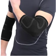 AOLIKE1PCElbow Support Elastic Gym Sport Elbow Protective Pad Absorb Sweat Sports Basketball Arm Sleeve Elbow Brace