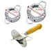 Stainless Steel Pastry Tool 2x Dumpling Maker Mould + Flour Ring Cutter 3pcs/Set