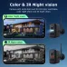 SECTEC Solar WiFi Camera 2/4 Cameras Kit 3MP PIR Motion Detect Two Way Audio Night Vision IP66 Waterproof Wireless Outdoor Security Cameras