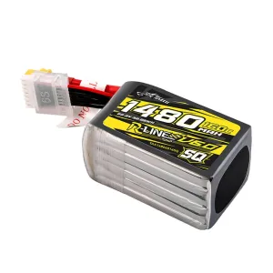 Tattu R-Line Version 6.0 22.2V 1480mAh 160C 6S SQ Lipo Battery XT60 Plug for SpeedyBee Master 5 V2 DarwinFPV CineApe35 6S iFlight Nazgul XL5 ECO 6S Nazgul DC5 ECO DJI O3 HD 6S RC Drone FPV Racing