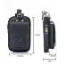 BULLCAPTAIN Men's Genuine Leather Waist Bag Casual Fashion Small Business Bag Multifunctional 7-inch Mobile Phone Bag
